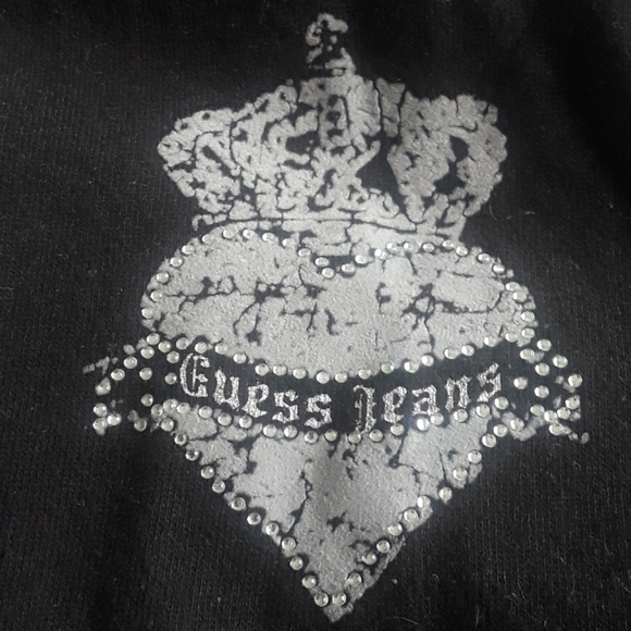 Guess faux fur sweatshirt size small - Picture 2 of 5